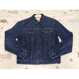 二手 GAP 男裝 深藍 牛仔外套 denim jacket S號