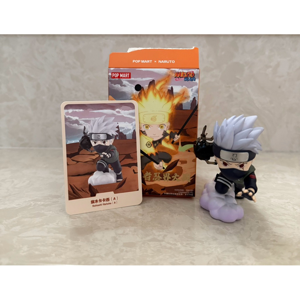 現貨 POPMART 泡泡瑪特 火影忍者忍界大戰系列盲盒 確認款 卡卡西A 春野櫻A 春野櫻B 日向雛田