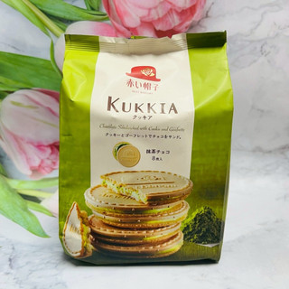 [大貨台日］日本 KUKKIA 紅帽子 法蘭酥 抹茶可可夾心 牛奶可可夾心 草莓可可夾心 夾心餅 法蘭酥夾心