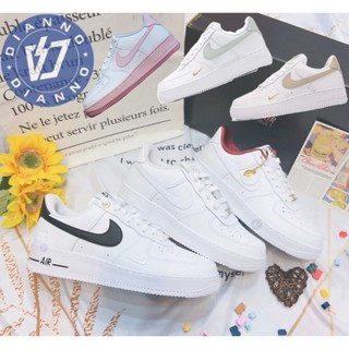 帝安諾-NIKE AIR FORCE AF1 全黑 黑色 全白 金勾 小金勾 綠豆沙 CT3839 CZ0270-1