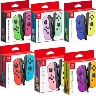 【Nintendo 任天堂】Switch JOY-CON 左右手把 把手 控制器 贈☆主機保護貼+遙控鍵帽