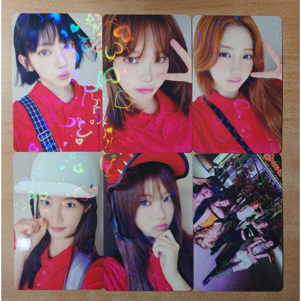 LE SSERAFIM SPAGHETTI 環球 單封 特典 咲良 櫻花 采源 允真 一葉 恩採