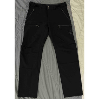 HAGLOFS 男 Breccia Pant 防風軟殼長褲 黑色