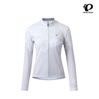 【Pearl izumi】W3455-BL-2 15度C 女款長袖保暖車衣 灰底雕花