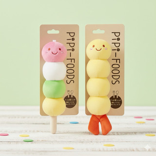 🐶現貨🐶日本 SuperCat 炸蝦天婦羅 糯米糰子 絨毛發聲玩具 狗狗玩具 PiPi-FOODS