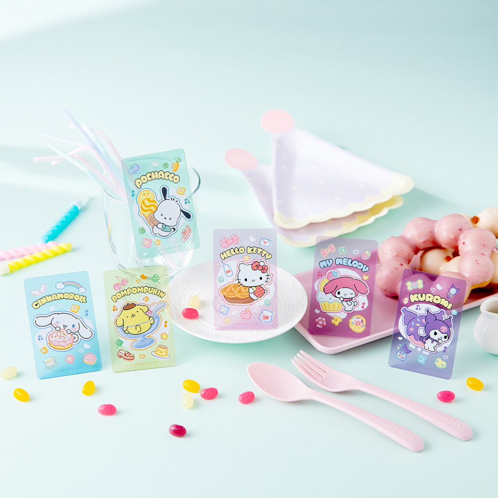 【悠遊卡 EasyCard】三麗鷗甜點時光SuperCard悠遊卡(酷洛米/布丁狗/帕恰狗/美樂蒂/大耳狗)