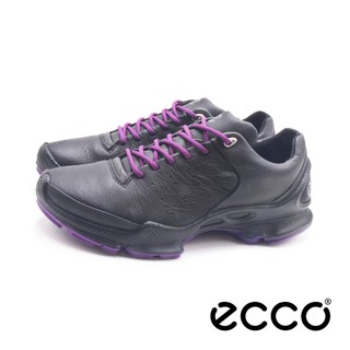 ecco(女)BIOM C-TRAIL W 蹤跡健步山系防水運動休閒鞋 女鞋-黑紫