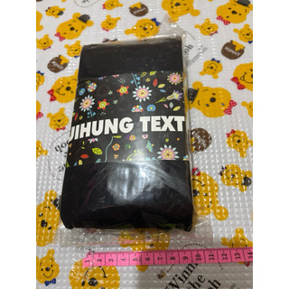 JUIHUNG TEXT 冬褲襪 黑色褲襪