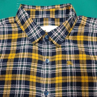 英國 Burberry 巴寶莉 日本三陽 女 立體繡 彈性 長袖襯衫 M號