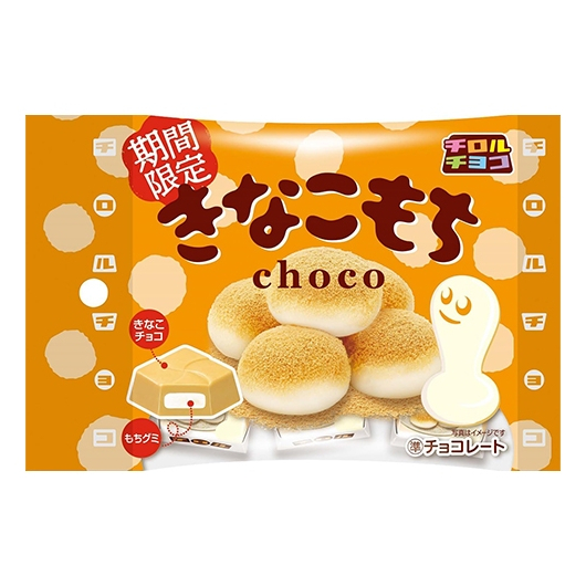 日本 松尾 TIROL CHOCO  松尾黃豆粉麻糬可可 35g 洋果子 巧克力麻糬