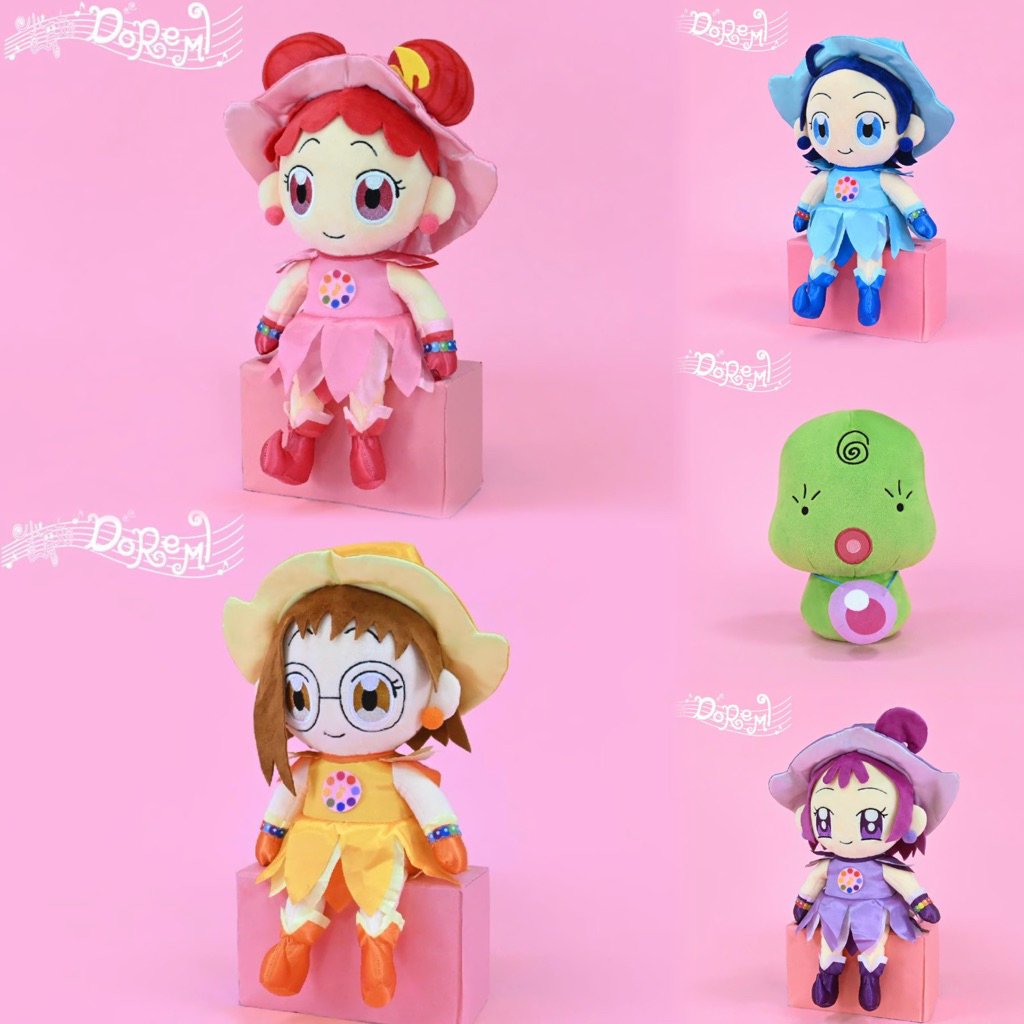 【謎你Mini】現貨🍀小魔女DOREMI坐姿玩偶（12吋）🍀春風DOREMI 小愛 羽月 音符 魔女莉卡 玩偶