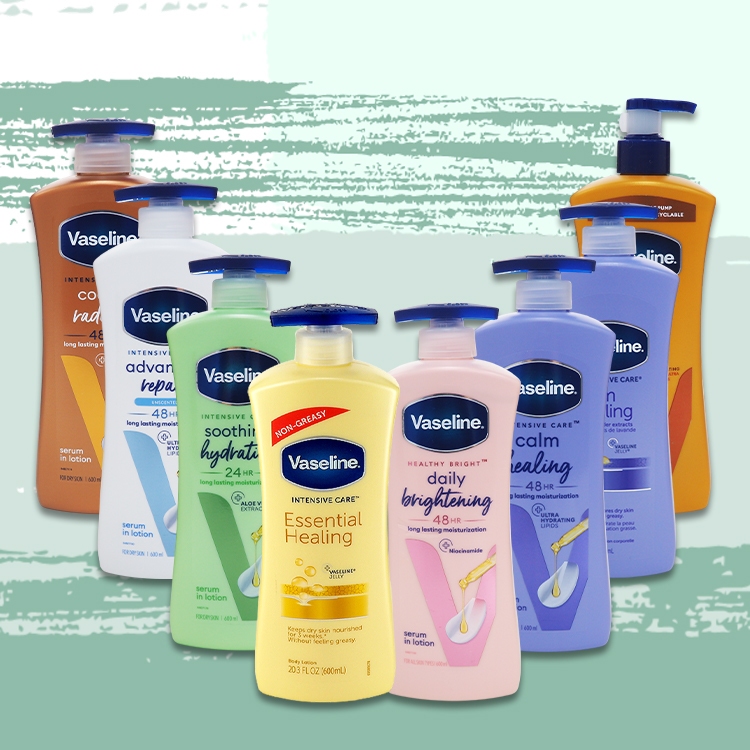 Vaseline 凡士林 乳液 身體600ml／亮白500ml 身體乳 美體乳 乳液 潤膚露【小三美日】D134423x