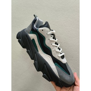 超級牛貨【shoes鞋魔】正品ASH女鞋 26春季新款真皮厚底防滑小個子增高鞋 時尚復古繫帶撞色休閒鞋 經典三色老爹鞋