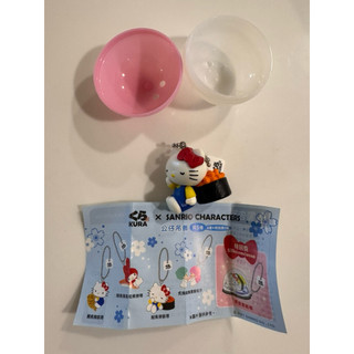 藏壽司扭蛋公仔 HELLO KITTY鮭魚卵軍艦壽司