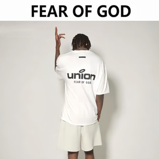 多色可選 Fear Of God Essentials x Union LA 聯名款 前後字母logo 美式重磅 短T