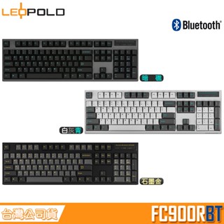 LeoPold FC900RBT PD 藍芽雙模 機械式鍵盤 暗礁、石墨金、白灰青字 FC900R 英文版【臺灣製造】