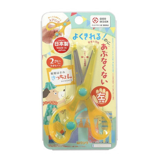 「日本現貨」Kutsuwa 剪刀 左手用 兒童剪刀