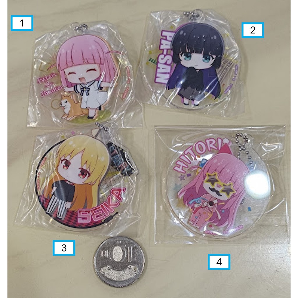 [睡睡蛙小池] 孤獨搖滾 轉蛋 扭蛋 吊飾 掛飾 小孤獨 後藤一里 壓克力 後藤二里 PA小姐 伊地知星歌