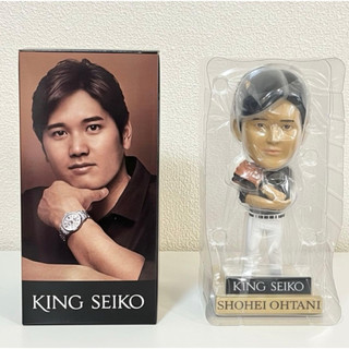 大谷翔平 KING SEIKO搖頭公仔