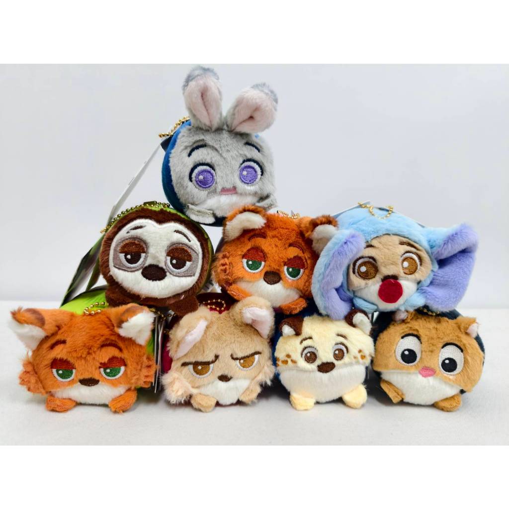 【娃娃市集】3吋動物方城市趴姿系列 動物方城市娃娃 小吊飾 茱蒂娃娃 尼克娃娃 飛仔娃娃 閃電娃娃 豹警官 旅鼠娃娃