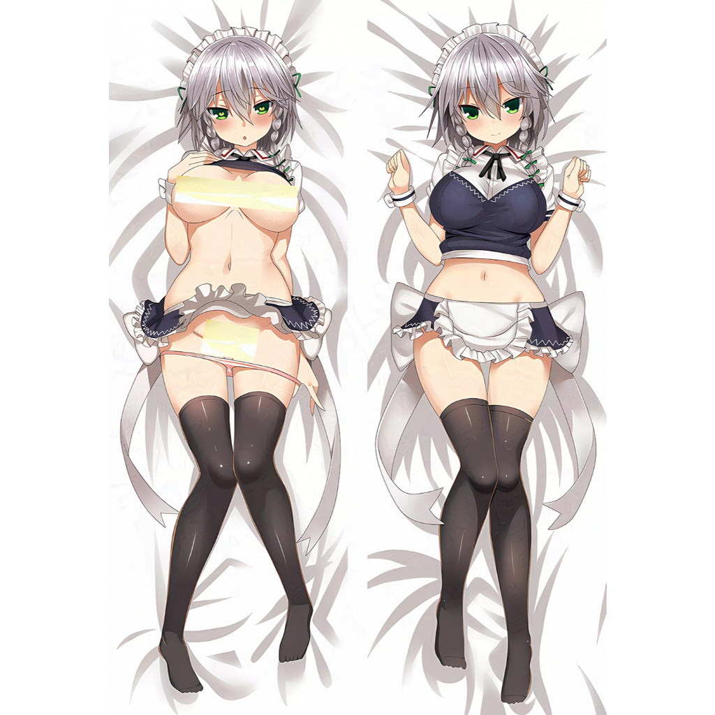 【花吹雪本舖】東方project 十六夜咲夜 動漫抱枕套 等身抱枕套 枕頭套『多種規格』f2