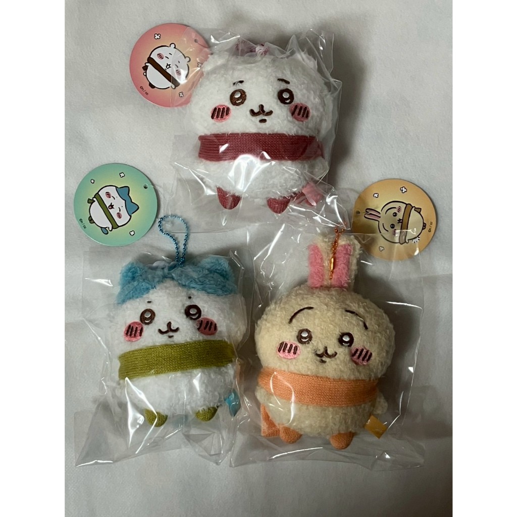 🔥現貨🔥吉伊卡哇 冬季 毛絨 圍巾 吊飾 娃娃吊飾  兔子 烏薩奇 小八貓 小可愛