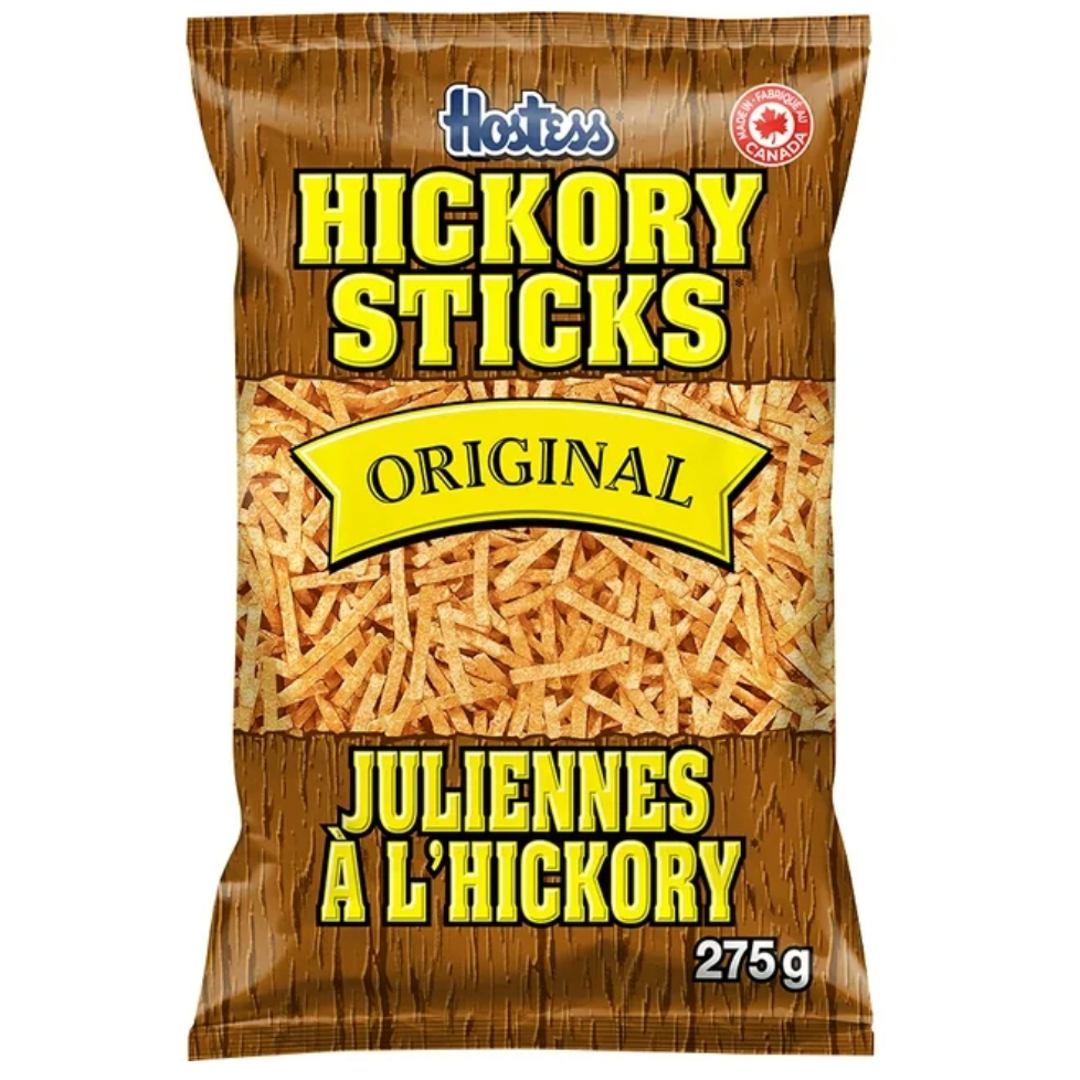 【義班迪】煙燻薯條片 Hickory Sticks 加拿大零食 洋芋片 275g 馬鈴薯片 兒童點心 薯條加拿大 點心