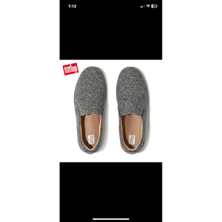 全新正品FitFlop RALLY MERINO WOOL SLIP-ON SKATE SNEAKERS羊毛鞋（US8)