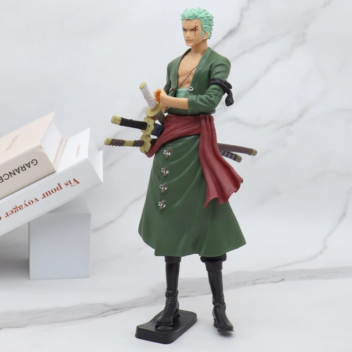 拔刀索隆 袋裝彩盒 27CM 羅羅亞·索隆 索隆拔刀 索隆 Zoro 航海王 索隆景品 拔刀 站姿 翻模 模型