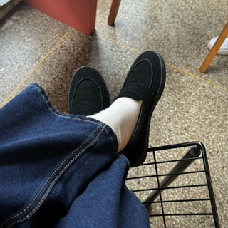 [unclev1966] VANS SKATE LOAFER 麂皮 黑色 黑武士 復古 日系 軟墊 滑板鞋 樂福鞋