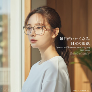Kyo Yoshida 2207 日本吉田京眼鏡｜超輕潮流氣質顯瘦淑女眼鏡 女生品牌眼鏡框【幸子眼鏡】