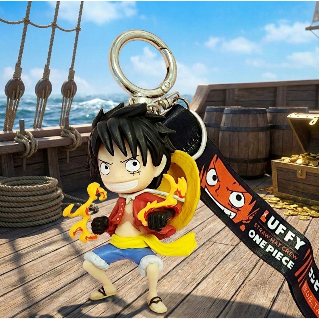 正版【航海王吊飾】海賊王 魯夫 索隆 娜美 喬巴 烏索普 香吉士｜ONE PIECE 公仔鑰匙圈 掛件 收藏禮物
