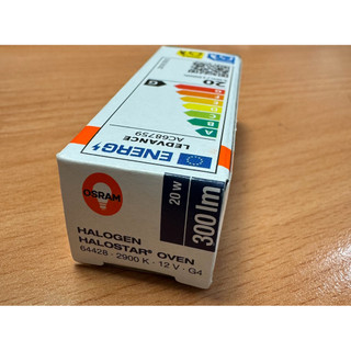 OSRAM 歐司朗 Halostar oven 64428 12V 20W G4 烤箱用 鹵素燈泡