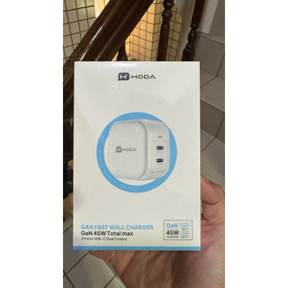 HODA 45W iPhone 17 16 15 14 Switch GaN 氮化鎵智慧充電頭