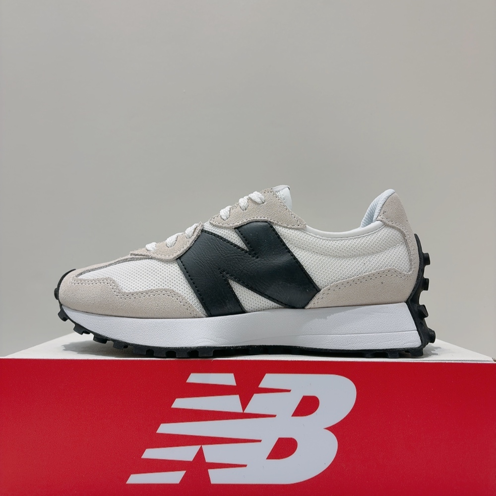 New Balance NB 327 男女款 海鹽黑 皮革 麂皮 D楦頭 運動 休閒鞋 MS327CWB