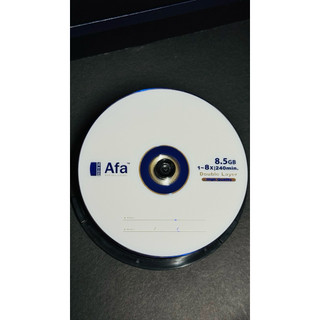 Afa 單片–DVD+R DL單面雙層8X 8.5GB 空白光碟燒錄片