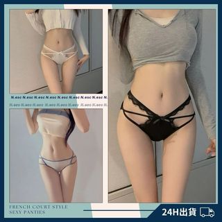 NE【現貨】★法式宮廷風 半透內褲 冰絲褲 無痕內褲 情趣內褲 戰袍 維多利亞 ck內褲 丁字褲 真理褲 性感內褲
