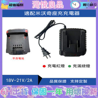 好物優選 免運 米沃奇18v 鋰電池 適用米沃奇款電池充電座 美沃奇 米沃奇M18 18V電池快充充電器