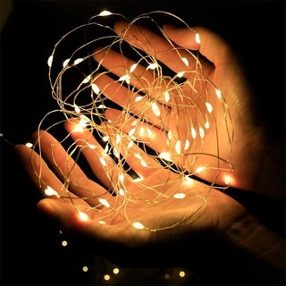 氣球森林Easy Fun[現貨]【LED燈串】LED燈串 鈕扣電池款 300CM 附贈電池 聖誕燈 耶誕燈飾 螢火蟲燈串
