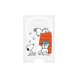 【TOYSELECT】SNOOPY史努比悠閒唱歌MagSafe磁吸卡片夾