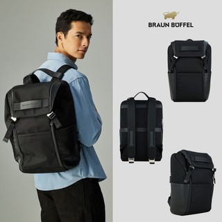 【BRAUN BUFFEL】瑞瑟 後背包-黑色(德國小金牛台灣總代理)/BF583-73-BK