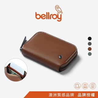 Bellroy | Folio Mini RFID 皮革拉鍊短夾 皮夾 零錢包 RFID防盜 磁吸扣零錢間隔