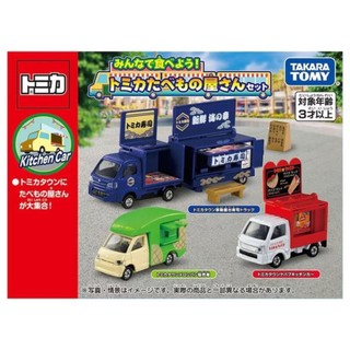 TOMICA 日式食物餐車組 壽司車 麵包車 沙威瑪車 TAKARA TOMY 多美小汽車 盒車組 拉麵車