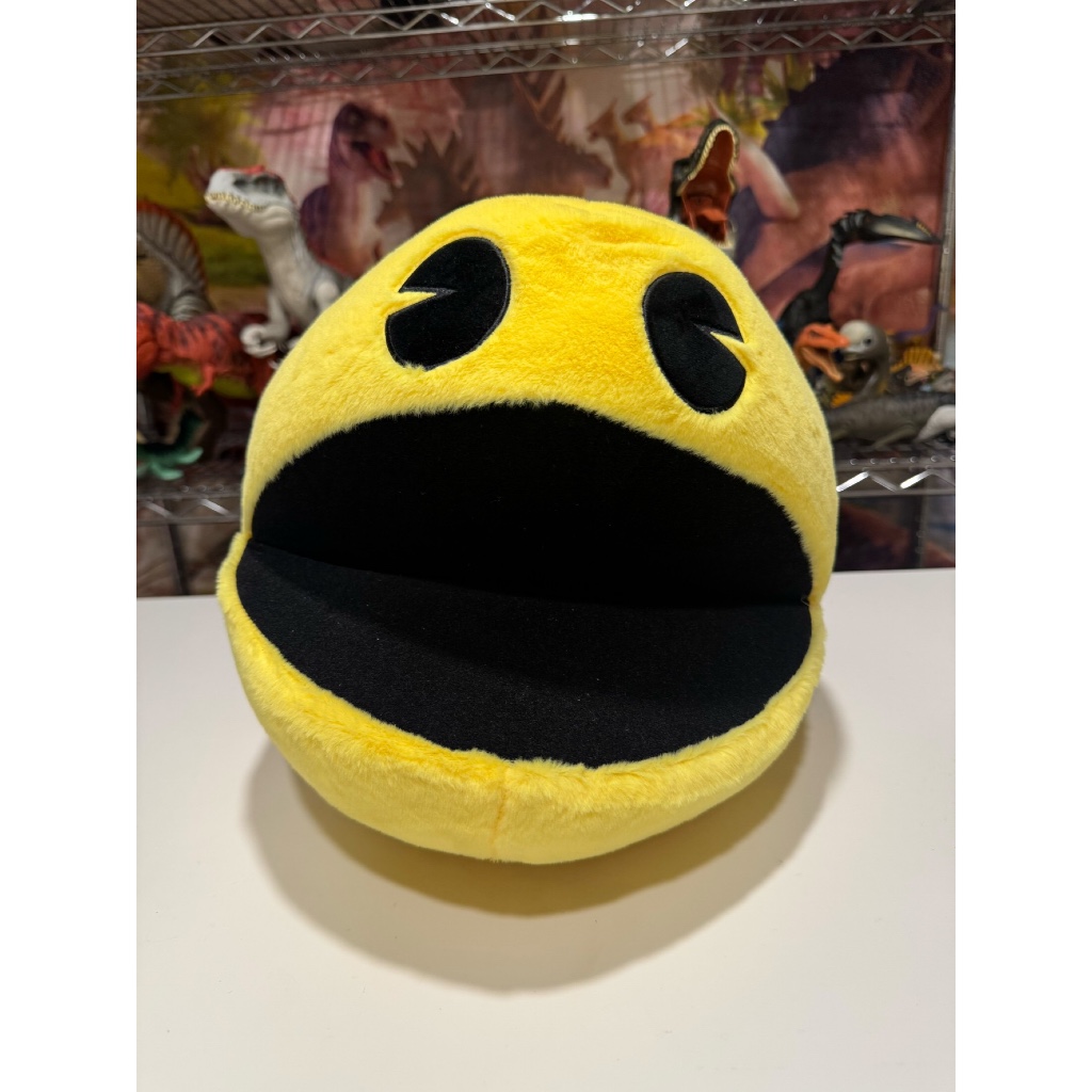 【現貨】 經典電玩 Pac-Man 小精靈/吃豆人 13吋造型大絨毛玩偶/抱枕/娃娃