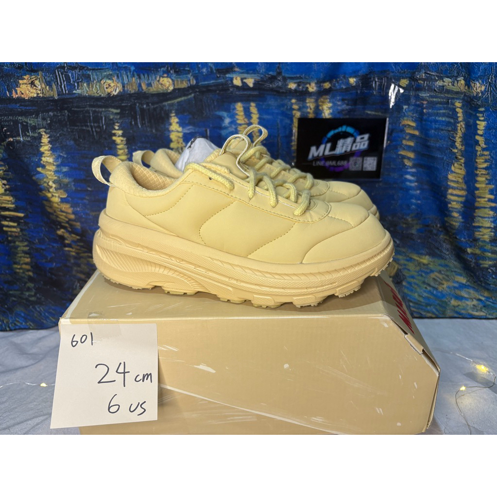 MARNI x  HOKA ONE ONE Bondi B3LS 簡約舒適 跑步鞋 男女同款 黃色