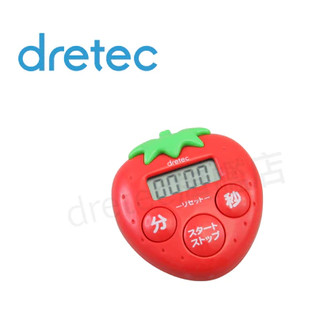 [樸樂烘焙材料] 日本 DRETEC 草莓造型計時器 T-564RD
