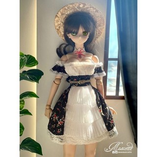 Mascotte◆1/3 Night Snow 洋裝套裝 附草帽 DD Smart Doll娃衣◆MonJouJou代理