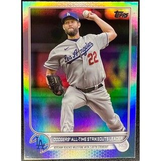 棒球 球員卡 Clayton Kershaw 2022 Topps Rainbow Foil 亮面