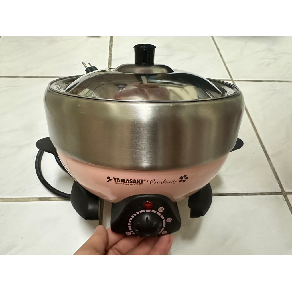 【二手】山崎不鏽鋼多功能電火鍋sk-2570sp