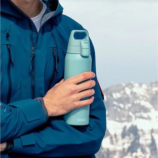 瑞士 SIGG Shield 超輕量彈蓋保溫瓶 750ml (湖水藍) 水壺 保冷瓶 保溫杯